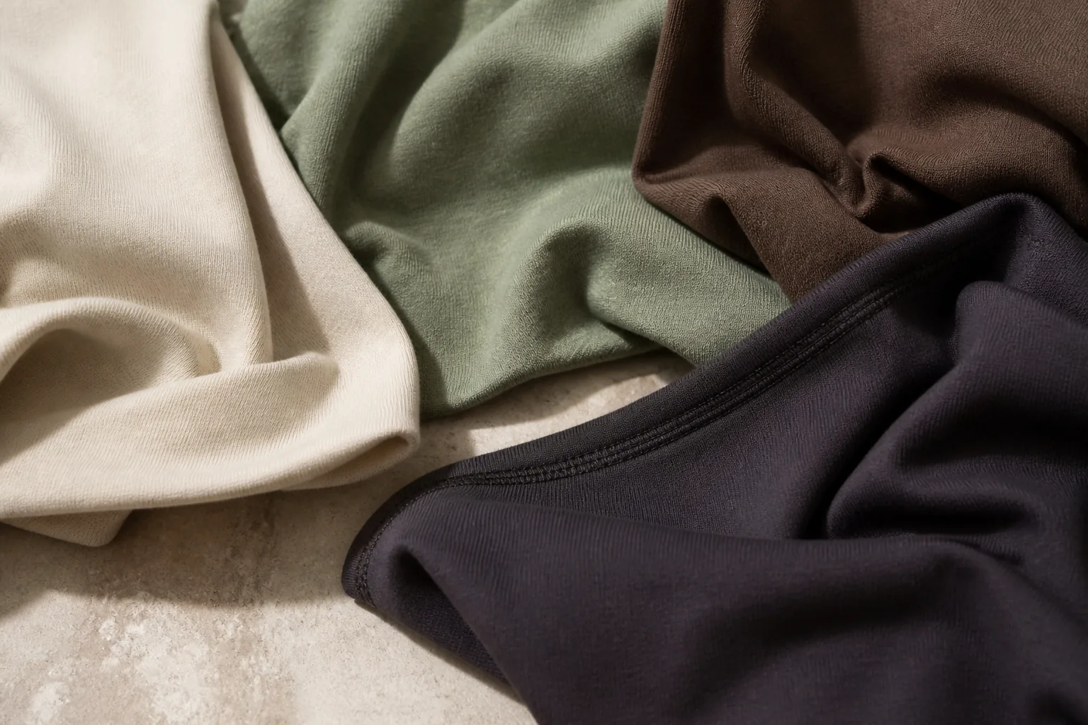 Concept study of fabric textures for custom yoga wear
