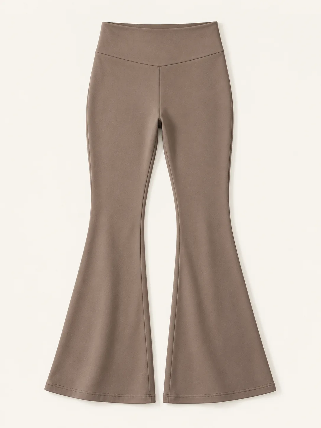 AI-generated flat-lay design reference for Flared Yoga Pants